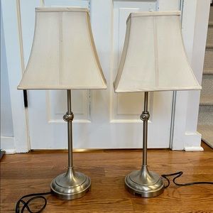 Pottery Barn Chelsea adjustable table lamps(set of 2)